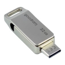 USB флеш накопичувач Goodram 32GB ODA3 Silver USB 3.0 / Type-C (ODA3-0320S0R11)