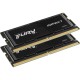 Модуль памяти для ноутбука SoDIMM DDR5 32GB (2x16GB) 5600 MHz Impact Black Kingston Fury (ex.HyperX) (KF556S40IBK2-32)