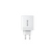 Зарядний пристрій Proda AZEADA Seagulls AZ-19 GaN5 65W USB-A (QC4.0) USB-C (PD3.0) white (AZ-19-WH)