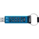 USB флеш накопитель Kingston 128GB IronKey Keypad 200 AES-256 Encrypted Blue USB 3.2 (IKKP200/128GB)