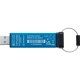 USB флеш накопичувач Kingston 128GB IronKey Keypad 200 AES-256 Encrypted Blue USB 3.2 (IKKP200/128GB)