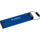 USB флеш накопичувач Kingston 128GB IronKey Keypad 200 AES-256 Encrypted Blue USB 3.2 (IKKP200/128GB)