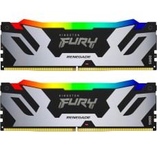 Модуль памяти для компьютера DDR5 64GB (2x32GB) 6000 MHz Renegade RGB XMP Kingston Fury (ex.HyperX) (KF560C32RSAK2-64)