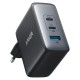 Зарядное устройство Anker PowerPort 736 Nano II - 100W 2xUSB-C PD 1xPIQ GaN Black (A2145G11)