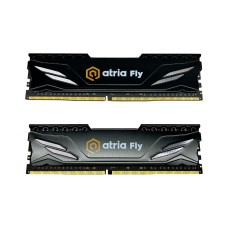 Модуль памяти для компьютера DDR4 16GB (2x8GB) 3200 MHz Fly Black ATRIA (UAT43200CL18BK2/16)