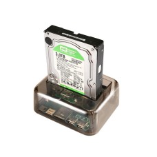 Док-станция для накопителей Dynamode 2*HDD 2,5"/3,5" SATA /IDE/SSD - USB3.0, 2 x USB 2.0, SD/TF/M2 (DM-CAD-S8)