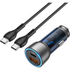 Зарядное устройство HOCO NZ8 charger set (C to C) USB-A/Type-C Blue (6931474782779)