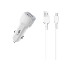 Зарядное устройство HOCO Z23 2xUSB White (6957531078029)