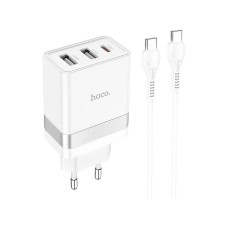 Зарядное устройство HOCO N21 Pro charger set (C to C) White (6931474778802)