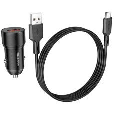 Зарядное устройство BOROFONE BZ19A charger set (Type-C) USB-A Black (BZ19ACB)