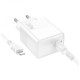 Зарядний пристрій BOROFONE BA77A charger set (C to iP) White (6941991101281)