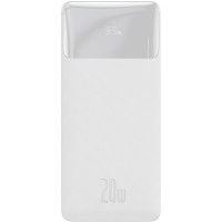 Батарея універсальна Baseus Bipow 20000mAh 20W white (PPBD050302)