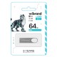 USB флеш накопичувач Wibrand 64GB Irbis Silver USB 2.0 (WI2.0/IR64U3S)