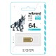 USB флеш накопичувач Wibrand 64GB lynx Gold USB 2.0 (WI2.0/LY64M2G)