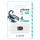 USB флеш накопитель Wibrand 4GB Scorpio Black USB 2.0 (WI2.0/SC4M3B)