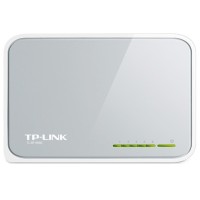 Комутатор TP-Link TL-SF1005D, 5-port 10/100M mini Desktop Switch, 5 10/100M RJ45 ports, Plastic case