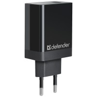 Зарядное устройство Defender UPA-101 black, 1 USB, QC 3.0, 18W (83573)