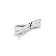 Патч-корд телефонный 10м RJ11 (6P4C) Voltronic (PC-10,0W)