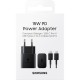 Зарядное устройство Samsung 15W Power Adapter (w C to C Cable) Black (EP-T1510XBEGRU)