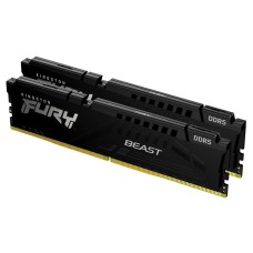 Модуль памяти для компьютера DDR5 32GB (2x16GB) 6000 MHz Beast AM5 Black Kingston Fury (ex.HyperX) (KF560C36BBEK2-32)