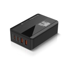 Зарядное устройство ColorWay Power Delivery (2USB-A + 2USB TYPE-C) (65W) black (CW-CHS040PD-BK)