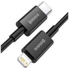 Дата кабель USB-C to Lightning 0.5m 3.0A PD Superior Series Black Baseus (CATLYS-C01)