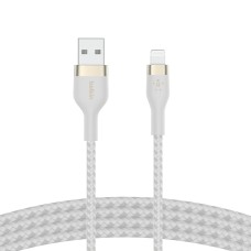 Дата кабель USB 2.0 AM to Lightning 1.0m white Belkin (CAA010BT1MWH)