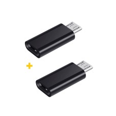 Переходник USB Type-C to MicroUSB AC-020 2 pcs XoKo (XK-AC020-BK2)