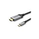 Кабель мультимедийный USB-C to HDMI 1.8m 4K 60Hz Choetech (CH0021-BK)