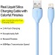 Дата кабель USB 2.0 AM to Lightning 2.0m 2.4A Jelly Liquid Silica Gel Blue Baseus (CAGD000103)