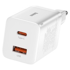 Зарядное устройство Baseus Super Si Pro C+U 30W (CCSUPP-E02) white (948117)