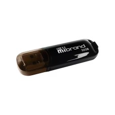 USB флеш накопичувач Mibrand 32GB Marten 32GB Black USB 3.2 Gen1 (MI3.2/MA32P10B)