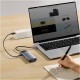 Порт-реплікатор Baseus 7-in-1 Metal Gleam Series Type-C to HDMI+USB+VGA+RJ45 Docking Station (WKWG040013)