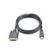 Кабель мультимедийный HDMI to DVI 3.0m Single Link 18+1 Premium Prologix (PR-HDMI-DVI-P-01-30-3m)