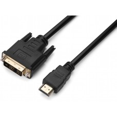 Кабель мультимедийный HDMI to DVI 3.0m Single Link 18+1 Premium Prologix (PR-HDMI-DVI-P-01-30-3m)