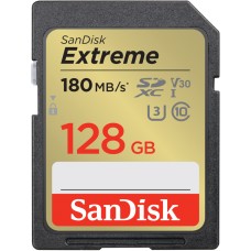 Карта пам'яті SanDisk 128GB SD class 10 UHS-I Extreme (SDSDXVA-128G-GNCIN)