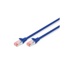 Патч-корд 10м, CAT 6 S-FTP, AWG 27/7, LSZH, blue Digitus (DK-1644-100/B)