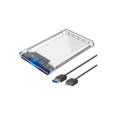 Кишеня зовнішня Dynamode 2.5" SATA HDD/SSD USB 3.0 Transparent (DM-CAD-25316)