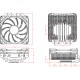 Кулер для процессора ID-Cooling IS-40X V3 White