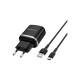 Зарядное устройство BOROFONE BA36A High speed single port QC3.0 charger set(Type-C) Black (BA36ACB)