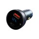 Зарядний пристрій Baseus Particular Digital Display QC+PPS Car Charger 65W Cable(Type-C toType-C100W 1m) USB-A/Type-C Dar (TZCCKX-0G)