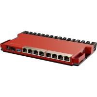 Маршрутизатор Mikrotik L009UiGS-RM, 800MHz CPU, 512MB RAM, 128MB NAND, 8x1G Ethernet ports,1xSFP (2.