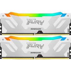 Модуль памяти для компьютера DDR5 64GB (2x32GB) 6400 MHz Renegade RGB White XMP Kingston Fury (ex.HyperX) (KF564C32RWAK2-64)