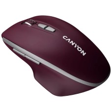 Мишка Canyon MW-21 Wireless Blue LED Burgundy (CNS-CMSW21BR)