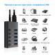 Концентратор Dynamode 5 ports USB3.0 to 4*USB3.0+2.4А Power Adapter 2.5A/12V (DM-UH-P405-G)