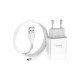 Зарядное устройство HOCO C72A Glorious single port charger set(Type-C) White (6931474713018)