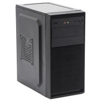 Корпус Casecom GN-1718 500W-120mm USB 3.0 mATX, Black