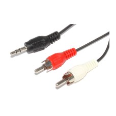 Кабель мультимедийный Jack 3.5mm папа/2RCA папа, 7.5m Atcom (10710)