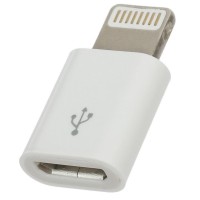 Переходник PowerPlant Apple Lightning 8-pin to Micro USB (DV00DV4047)