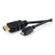 Кабель мультимедійний HDMI micro to HDMI 0.5m C2G (CG82026)